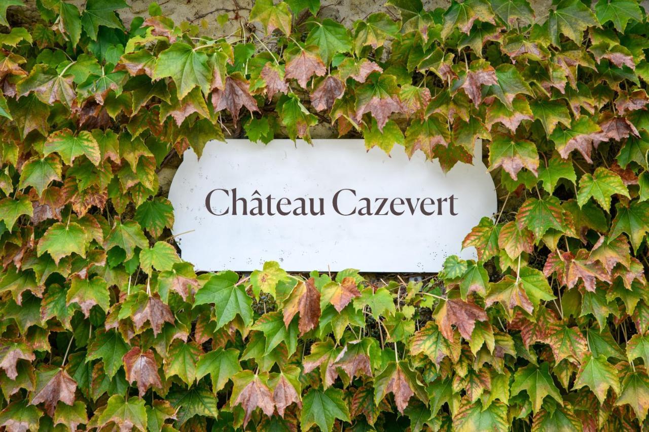 Bed and Breakfast Chateau Haut Cazevert Blasimon Exterior foto